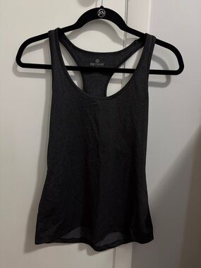90 Degree By Reflex Dark Gray Racerback Athletic Tank